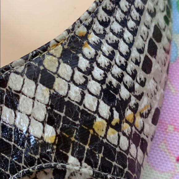 Marc Fisher snakeskin look high heeled shoes 8.5 - Picture 7 of 8